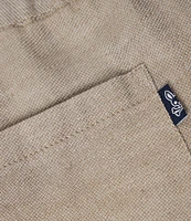 Psycho Bunny Windcrest Linen 7#double; Inseam Shorts