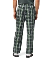 Psycho Bunny Woven Poplin Plaid Poplin Lounge Pants