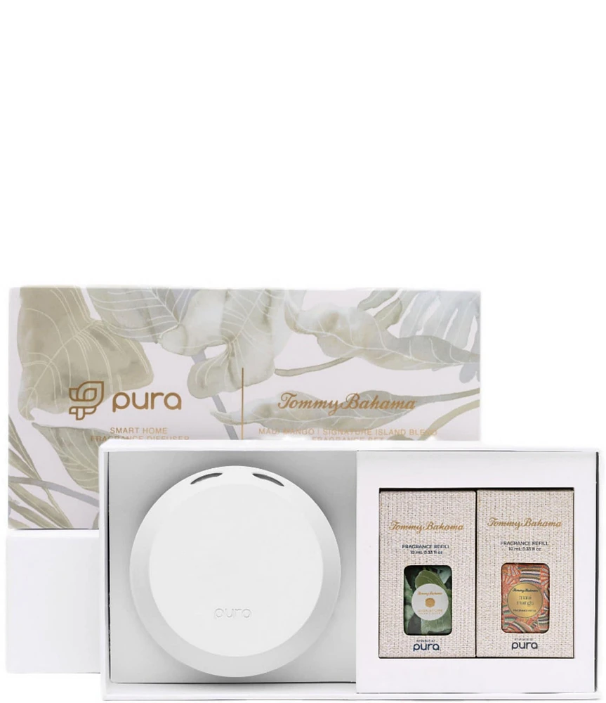 Pura 4 Smart Fragrance Diffuser x Tommy Bahama Fragrance Set