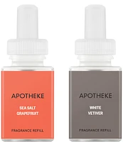 Pura 4 Smart Home Fragrance Diffuser x Apotheke Sea Salt Grapefruit/White Vetiver Set