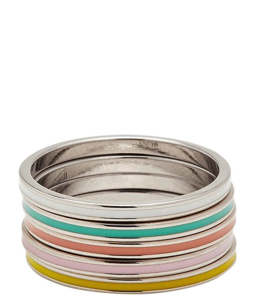 Pura Vida Striped Spring Fling Stacked Ring