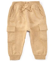 Purebaby® Baby Boys Newborn-24 Months Cargo-Pocket Brushed Fleece Jogger Pants