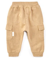 Purebaby® Baby Boys Newborn-24 Months Cargo-Pocket Brushed Fleece Jogger Pants