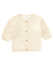 Purebaby® Baby Girls Newborn-24 Months Long Sleeve Textured Cardigan