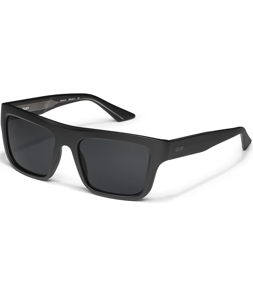 Quay Australia Men's Dealers Choice 41mm Polarized Square Sunglasses