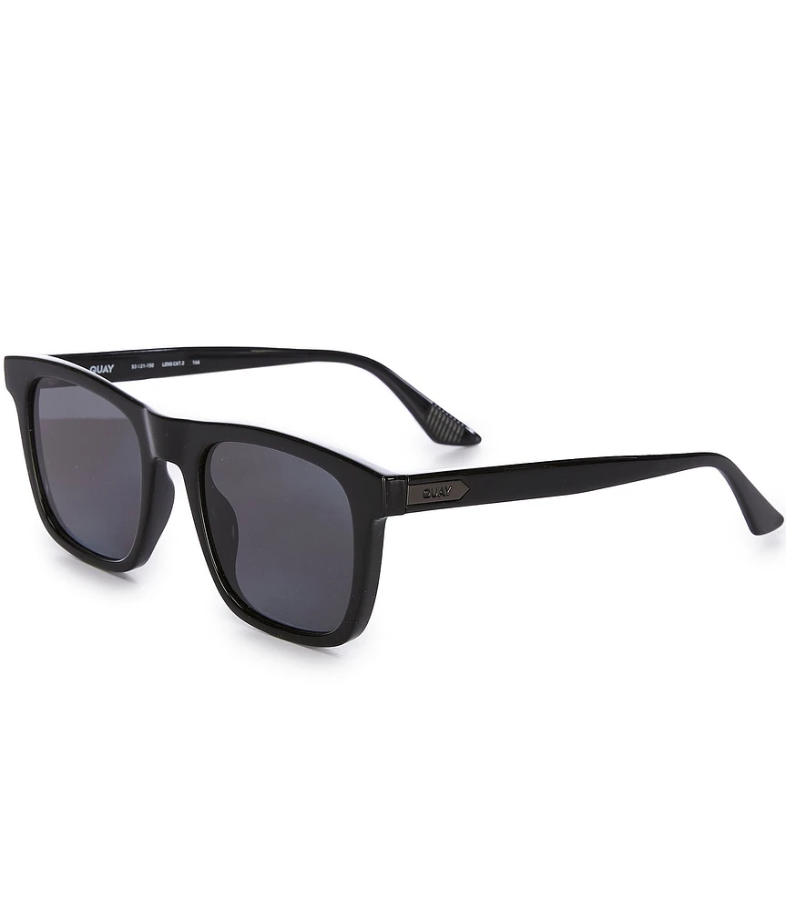 Quay Australia Men's Flip Side 45mm Polarized Square Sunglasses