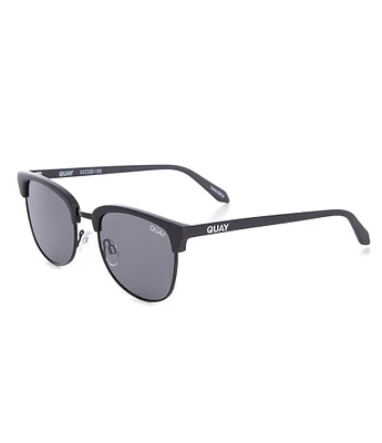 Quay Australia Unisex Evasive 49mm Square Polarized Sunglasses