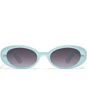 Quay Australia Unisex Felt Cute 35mm Oval Sunglasses