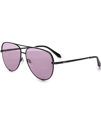 Quay Australia Unisex High Key 55mm Aviator Sunglasses