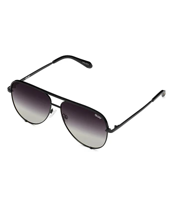 Quay Australia Unisex High Key Mini 51mm Polarized Aviator Sunglasses