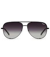 Quay Australia Unisex High Key Mini 51mm Polarized Aviator Sunglasses