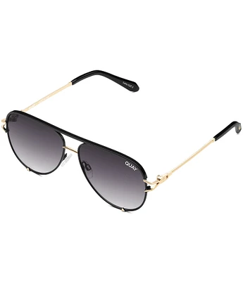 Quay Australia Unisex High Key Twist 51mm Aviator Sunglasses