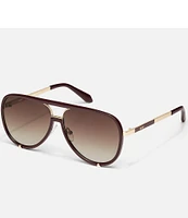 Quay Australia Unisex High Profile 51mm Aviator Sunglasses