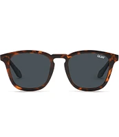 Quay Australia Unisex Tortoise Jackpot 49mm Polarized Round Sunglasses