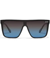 Quay Australia Unisex Nightfall Medium 49mm Shield Polarized Sunglasses