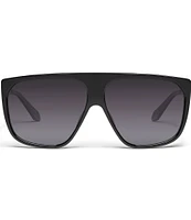 Quay Australia Unisex No Curfew 53mm Polarized Oversized Shield Sunglasses