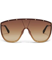 Quay Australia Unisex Onset 70mm Shield Sunglasses