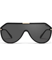 Quay Australia Unisex Show Biz 60mm Shield Sunglasses