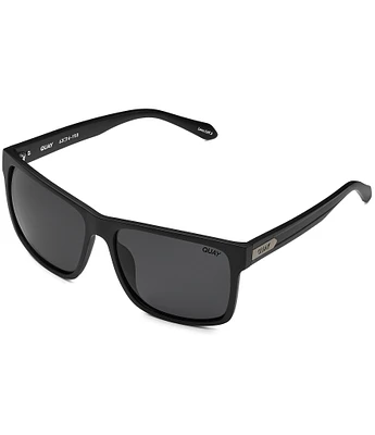 Quay Australia Unisex Thrill Ride Square Polarized Sunglasses