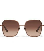 Quay Australia Women's 5th Ave 56mm Oversized Square Sunglasses