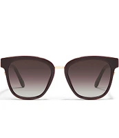 Quay Australia Women's Act Natural 49mm Square Sunglasses