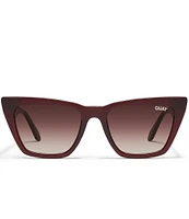 Quay Australia Women's Call the Shots 48mm Cat Eye Sunglasses