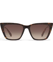 Quay Australia Women's Call The Shots Remixed 43mm Tortoise Cat Eye Sunglasses