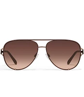 Quay Australia Women's High Key Twist 51mm Aviator Sunglasses