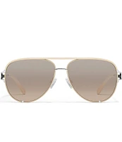 Quay Australia Women's High Key Twist 51mm Aviator Sunglasses