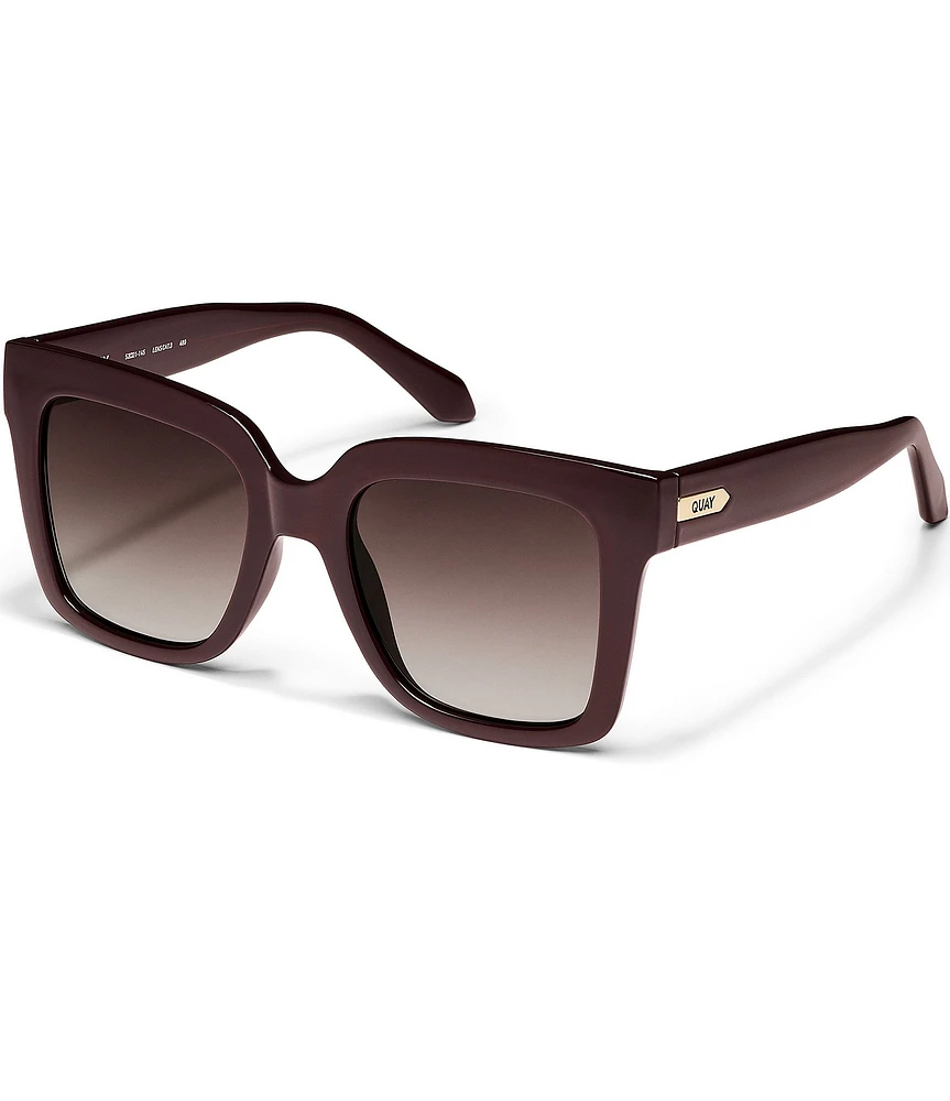 Quay Australia Women's Icy 46mm Square Sunglasses