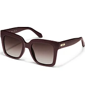 Quay Australia Women's Icy 46mm Square Sunglasses