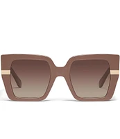 Quay Australia Women's Notorious 50mm Square Sunglasses