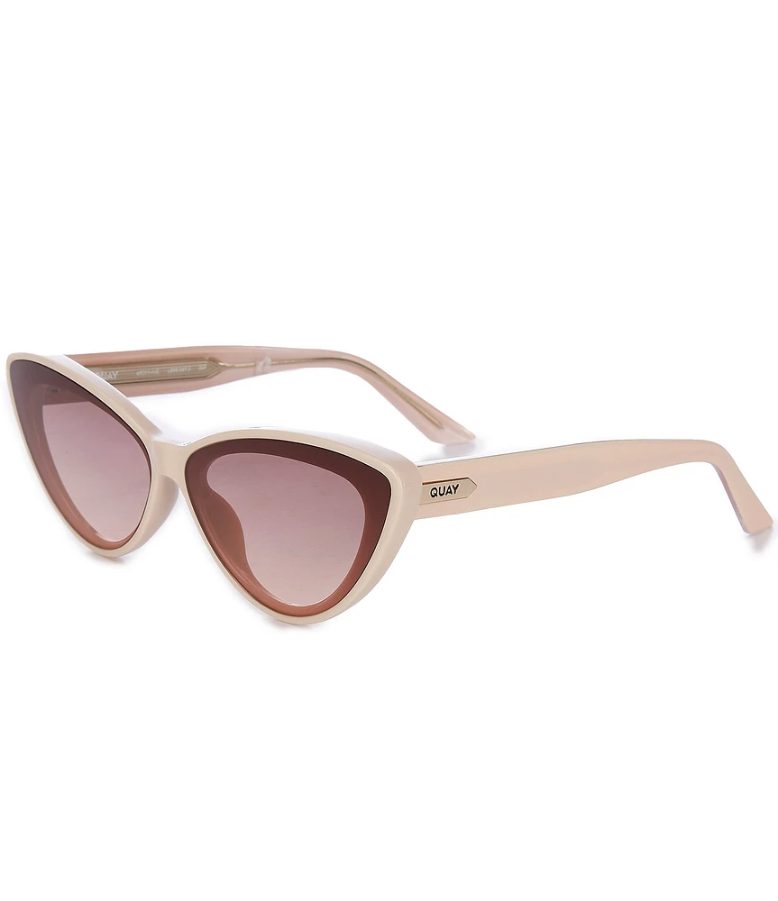 Quay Australia Women's Tempted 46mm Cat Eye Sunglasses