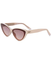 Quay Australia Women's Tempted 46mm Cat Eye Sunglasses