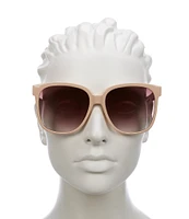 Quay Australia Women's Wide Awake 54mm Square Sunglasses