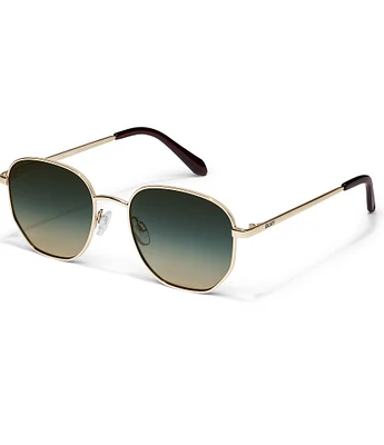 QUAY Unisex Big Time 54mm Round Sunglasses