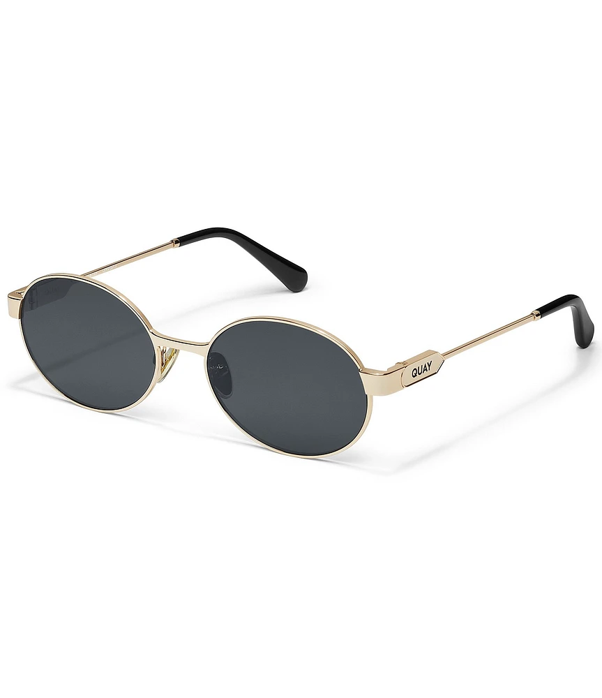 QUAY Unisex Anyways 56mm Oval Sunglasses