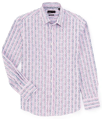 Quieti Stripe Long Sleeve Woven Shirt