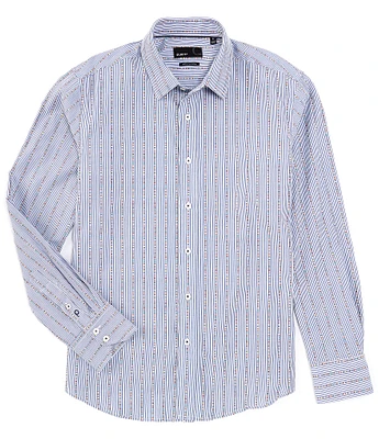 Quieti Stripe Long Sleeve Woven Shirt