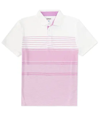 Quieti Stripe Short Sleeve Polo Shirt