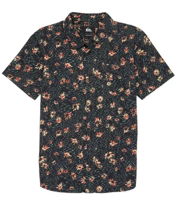 Quiksilver Big Boys 8-20 Future Hippie Short-Sleeve Woven Shirt