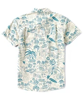 Quiksilver Big Boys 8-20 Short Sleeve Apero Flow Woven Shirt