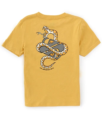 Quiksilver Big Boys 8-20 Short Sleeve Snakeskin Graphic T-Shirt