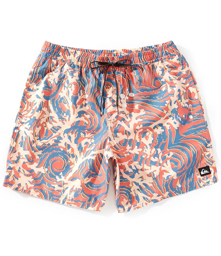 Quiksilver Everyday Mix 17#double; Inseam Volley Swim Trunks