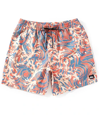 Quiksilver Everyday Mix 17#double; Inseam Volley Swim Trunks