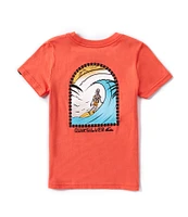 Quiksilver Little Boys 2T-7 Short Sleeve Eternal Shred Graphic T-Shirt