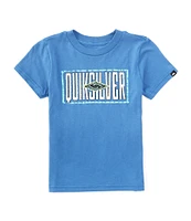 Quiksilver Little Boys 2T-7 Short Sleeve Fossilized Logo T-Shirt