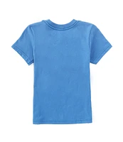 Quiksilver Little Boys 2T-7 Short Sleeve Fossilized Logo T-Shirt