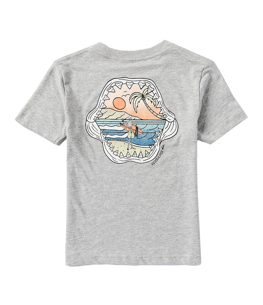 Quiksilver Little Boys 2T-7 Short-Sleeve Shark's Mouth T-Shirt