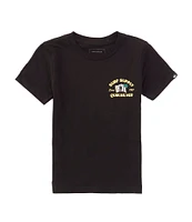 Quiksilver Little Boys 2T-7 Short Sleeve Surf Supply Graphic T-Shirt